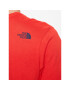 The North Face Тишърт Easy NF0A2TX3 Червен Regular Fit - Pepit.bg