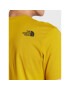 The North Face Тишърт Easy NF0A2TX3 Жълт Regular Fit - Pepit.bg
