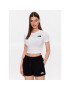 The North Face Тишърт NF0A55AO Бял Cropped Fit - Pepit.bg