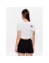 The North Face Тишърт NF0A55AO Бял Cropped Fit - Pepit.bg