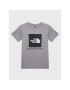The North Face Тишърт Redbox NF0A82E9 Сив Regular Fit - Pepit.bg