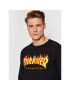 Thrasher Тениска с дълъг ръкав Flame Черен Regular Fit - Pepit.bg