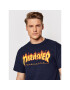 Thrasher Тишърт Flame Тъмносин Regular Fit - Pepit.bg