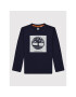 Timberland Блуза T25S37 S Тъмносин Regular Fit - Pepit.bg
