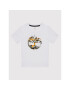 Timberland Тишърт T25S34 S Бял Regular Fit - Pepit.bg