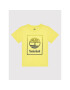 Timberland Тишърт T25S83 M Жълт Regular Fit - Pepit.bg