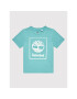 Timberland Тишърт T25S83 S Син Regular Fit - Pepit.bg
