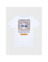 Timberland Тишърт T25T84 D Бял Regular Fit - Pepit.bg