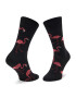 Todo Socks Дълги чорапи unisex Flamingo Lover Черен - Pepit.bg