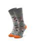 Todo Socks Дълги чорапи unisex Sushi Сив - Pepit.bg