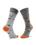 Todo Socks Дълги чорапи unisex Sushi Сив - Pepit.bg