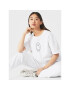 Togoshi Тишърт TG23-TSD510 Бял Relaxed Fit - Pepit.bg
