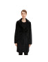 Tom Tailor Кожено палто 1033699 Черен Regular Fit - Pepit.bg