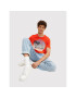 Tom Tailor Denim Тишърт 1031583 Червен Regular Fit - Pepit.bg