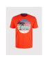 Tom Tailor Denim Тишърт 1031583 Червен Regular Fit - Pepit.bg
