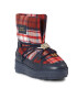 Tommy Hilfiger Апрески Tartan Snowboot FW0FW07612 Син - Pepit.bg