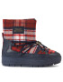 Tommy Hilfiger Апрески Tartan Snowboot FW0FW07612 Син - Pepit.bg