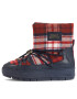 Tommy Hilfiger Апрески Tartan Snowboot FW0FW07612 Син - Pepit.bg