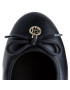 Tommy Hilfiger Балеринки Basic Metallic Balerina Charm FW0FW02647 Тъмносин - Pepit.bg