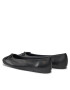 Tommy Hilfiger Балеринки Essential Leather Ballerina FW0FW07768 Черен - Pepit.bg