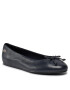 Tommy Hilfiger Балеринки Essential Leather Ballerina FW0FW07768 Тъмносин - Pepit.bg