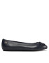 Tommy Hilfiger Балеринки Essential Leather Ballerina FW0FW07768 Тъмносин - Pepit.bg