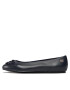 Tommy Hilfiger Балеринки Essential Leather Ballerina FW0FW07768 Тъмносин - Pepit.bg