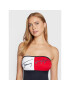 Tommy Hilfiger Бански костюм Cheeky Bandeau UW0UW03466 Тъмносин - Pepit.bg