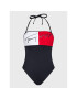 Tommy Hilfiger Бански костюм Cheeky Bandeau UW0UW03466 Тъмносин - Pepit.bg