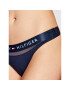 Tommy Hilfiger Бикини тип прашка Thong UW0UW00064 Тъмносин - Pepit.bg