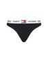 Tommy Hilfiger Бикини тип прашка Thong UW0UW02198 Черен - Pepit.bg