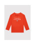 Tommy Hilfiger Блуза Baby Logo KN0KN01359 Червен Regular Fit - Pepit.bg