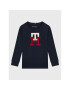Tommy Hilfiger Блуза KB0KB07801 M Тъмносин Regular Fit - Pepit.bg