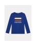 Tommy Hilfiger Блуза Logo KB0KB08331 D Тъмносин Regular Fit - Pepit.bg