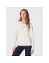 Tommy Hilfiger Блуза Metallic WW0WW37545 Бял Slim Fit - Pepit.bg