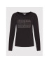 Tommy Hilfiger Блуза Regular Lurex Open-nk WW0WW32321 Черен Regular Fit - Pepit.bg