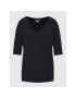 Tommy Hilfiger Блуза Solid WW0WW27963 Тъмносин Regular Fit - Pepit.bg