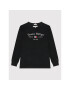 Tommy Hilfiger Блуза Th Artwork KS0KS00203 D Черен Regular Fit - Pepit.bg