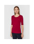 Tommy Hilfiger Блуза Th Cool Solid WW0WW26729 Бордо Slim Fit - Pepit.bg