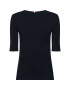 Tommy Hilfiger Блуза Th Ess Solid V-Nk Top ½ Slv WW0WW27963 Тъмносин Regular Fit - Pepit.bg