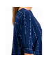 Tommy Hilfiger Блуза WW0WW25625 Тъмносин Regular Fit - Pepit.bg