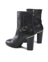 Tommy Hilfiger Боти Belt High Heel Boot FW0FW06768 Черен - Pepit.bg