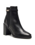 Tommy Hilfiger Боти Block Branding High Hell Boot FW0FW05153 Черен - Pepit.bg