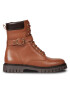 Tommy Hilfiger Боти Buckle Lace Up Boot FW0FW06734 Кафяв - Pepit.bg