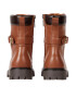 Tommy Hilfiger Боти Buckle Lace Up Boot FW0FW06734 Кафяв - Pepit.bg