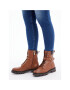 Tommy Hilfiger Боти Buckle Lace Up Boot FW0FW06734 Кафяв - Pepit.bg