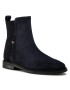 Tommy Hilfiger Боти Essential Flat Boot FW0FW05193 Тъмносин - Pepit.bg