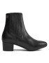 Tommy Hilfiger Боти Essential Leather Boot FW0FW07759 Черен - Pepit.bg