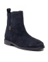 Tommy Hilfiger Боти Essentials Flat Boot FW0FW06740 Тъмносин - Pepit.bg