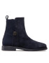 Tommy Hilfiger Боти Essentials Flat Boot FW0FW06740 Тъмносин - Pepit.bg